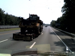 MACK SUPERLINER DRAGGING A CAT KICKING AND SCREAMING