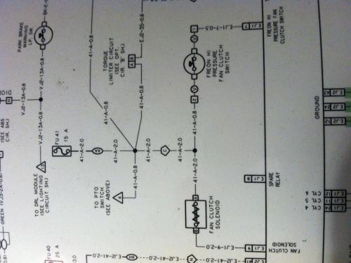 Fan clutch stays on. - Engine and Transmission ... 1998 freightliner fuse panel diagram 