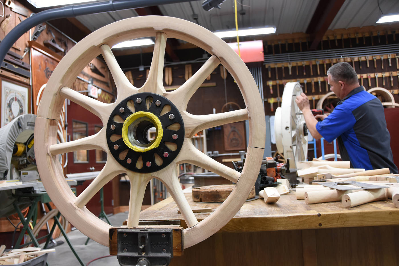 New Wooden Spoke Wheels - Antique and Classic Mack Trucks General